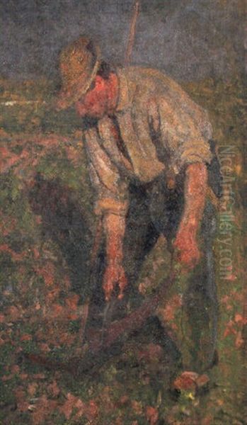 The Sower Oil Painting by Emanuel Phillips Fox