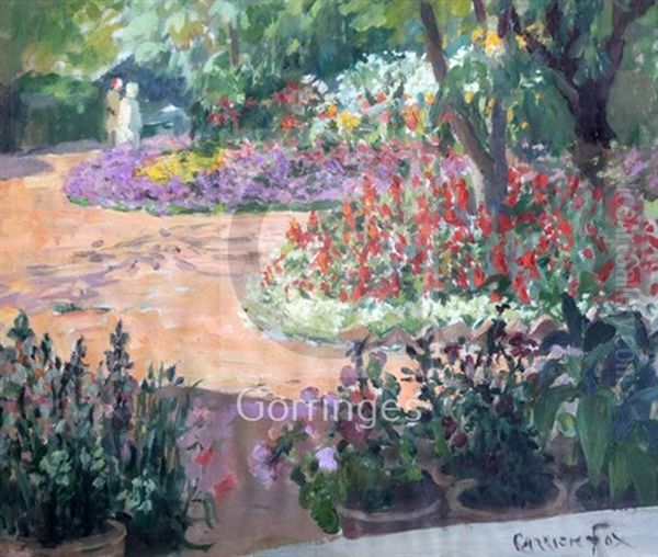 Deputy Commissioner's Garden Agra Oil Painting by Ethel Carrick Fox