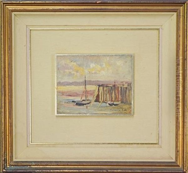 Boats Oil Painting by Ethel Carrick Fox