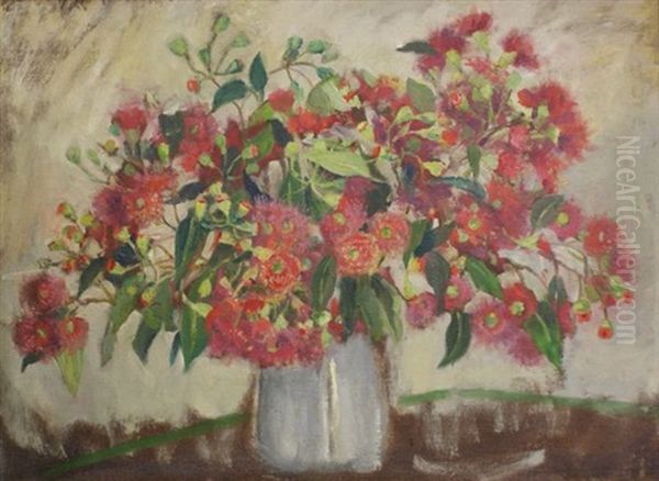 Flowering Gum Oil Painting by Ethel Carrick Fox