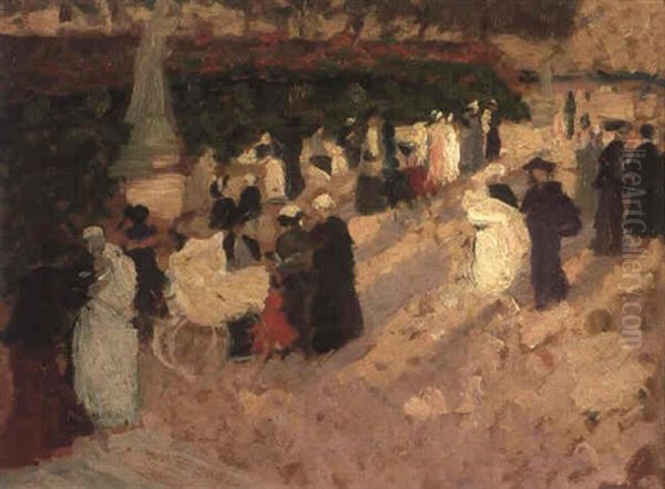 Luxembourg Gardens by Ethel Carrick Fox