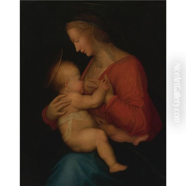 Madonna And Child Oil Painting by  Fra Bartolommeo