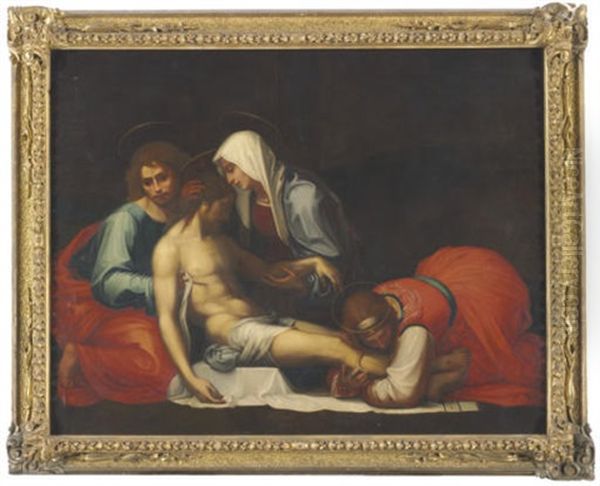 The Lamentation Oil Painting by  Fra Bartolommeo