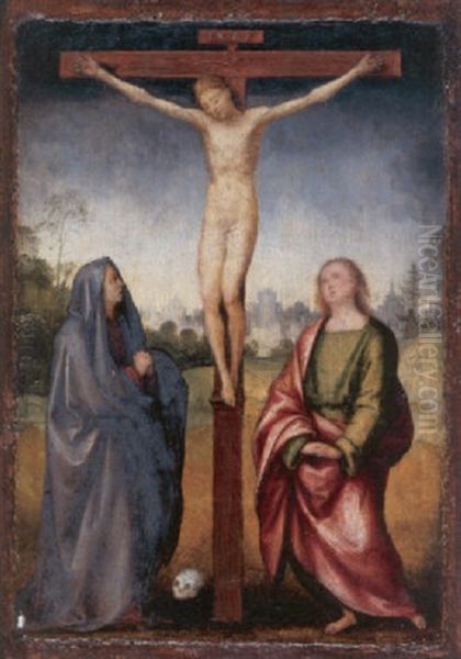 The Crucifixion Oil Painting by  Fra Bartolommeo