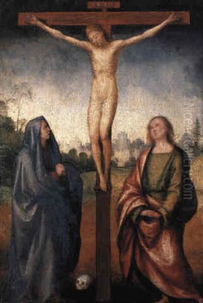 The Crucifixion Oil Painting by  Fra Bartolommeo