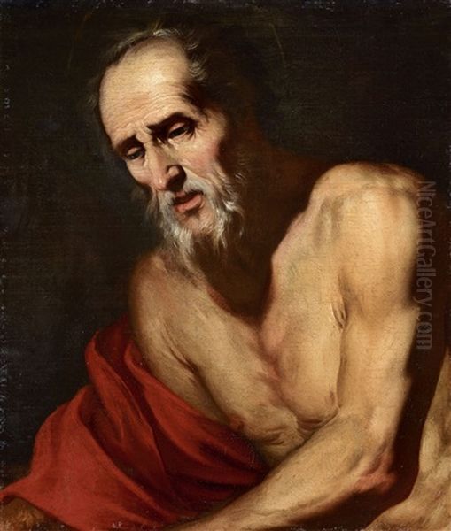 Saint Jerome Oil Painting by Cesare Fracanzano