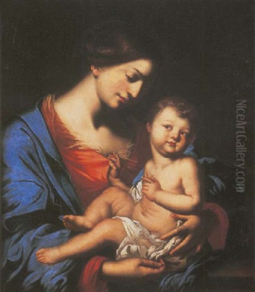 The Madonna And Child Oil Painting by Cesare Fracanzano