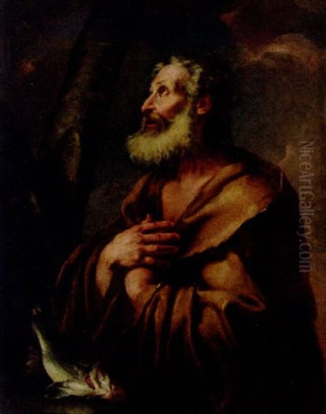 Saint Andrew Oil Painting by Cesare Fracanzano