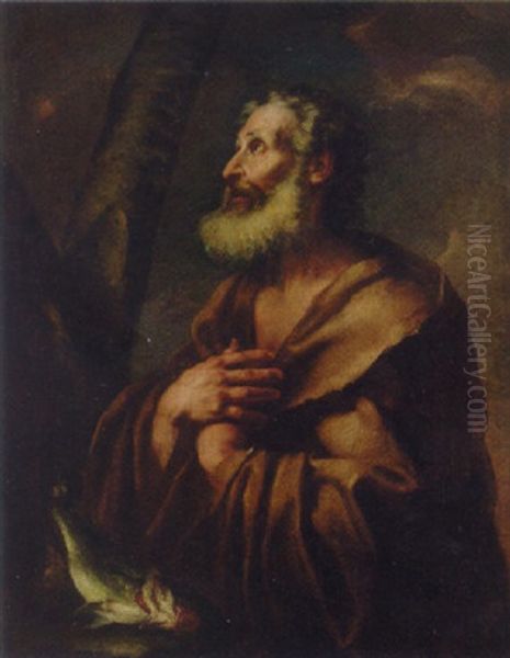 Saint Andrew Oil Painting by Cesare Fracanzano