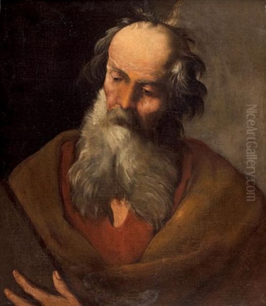 Moise (?) Oil Painting by Francesco Fracanzano