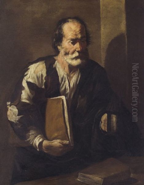 Diogene, Diogenes Oil Painting by Francesco Fracanzano