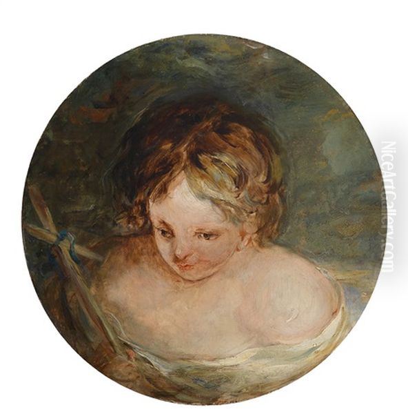 Der Johannesknabe Oil Painting by Jean-Honore Fragonard