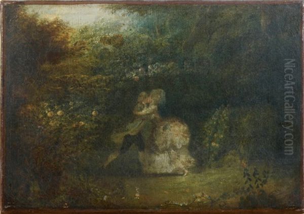 Le Baiser by Jean-Honore Fragonard