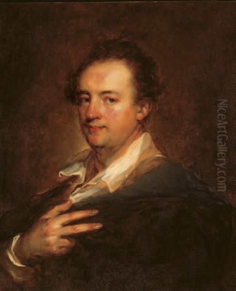 Portrait Of A Gentleman Oil Painting by Jean-Honore Fragonard