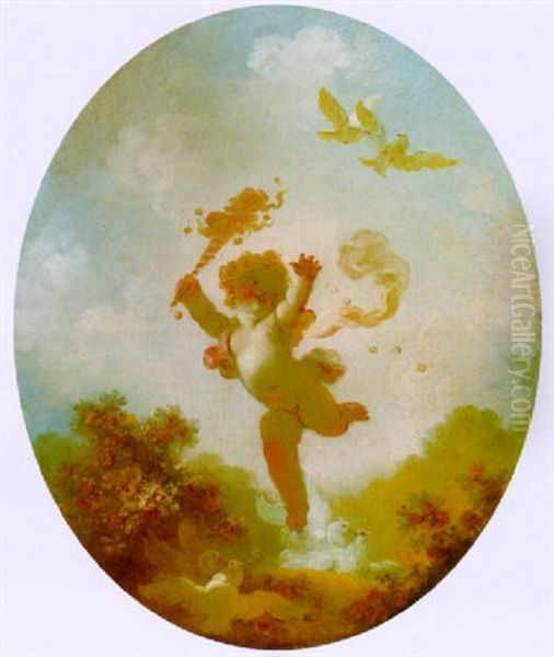 Der Narrische Armor Oil Painting by Jean-Honore Fragonard