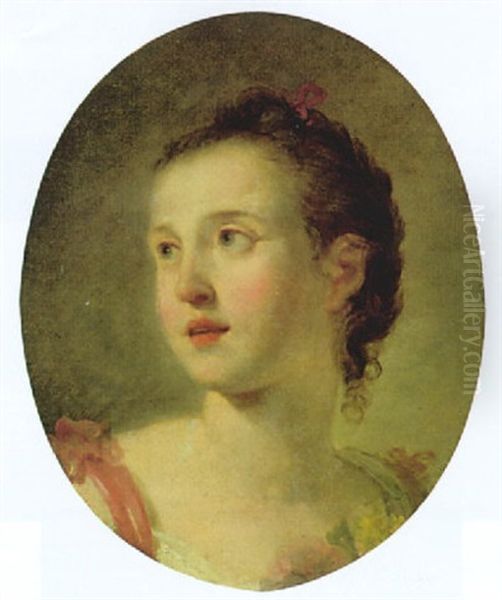 Portrat Der Marguerite Gerard Oil Painting by Jean-Honore Fragonard