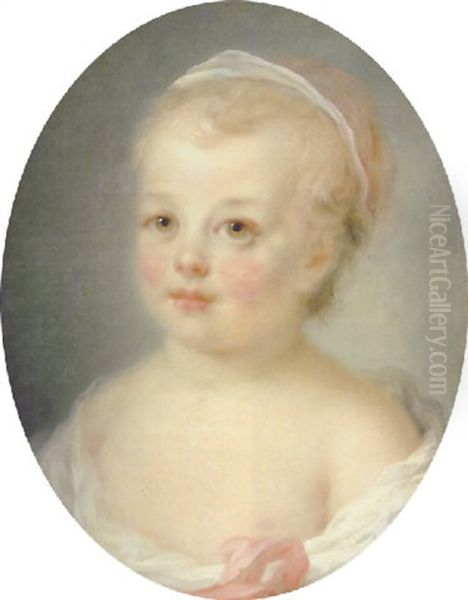 A Child Oil Painting by Jean-Honore Fragonard