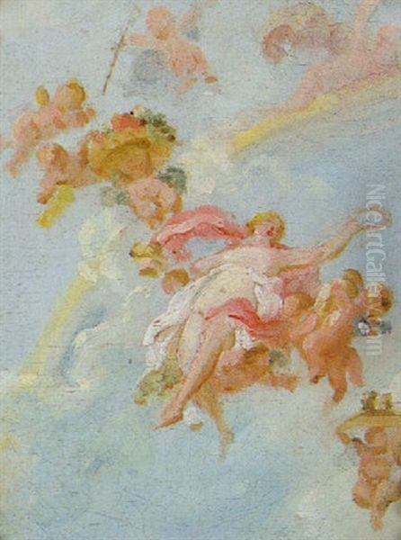 Allegorie Des Fruhlings Oil Painting by Jean-Honore Fragonard