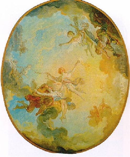 Le Triomphe De Venus Oil Painting by Jean-Honore Fragonard