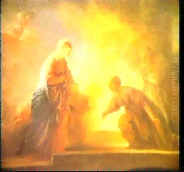 La Visitation De La Vierge by Jean-Honore Fragonard