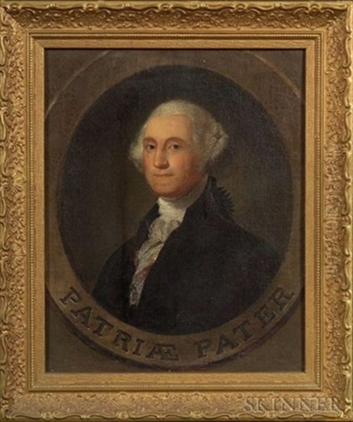 Portrait Of George Washington Oil Painting by Manuel Joachim De Franca