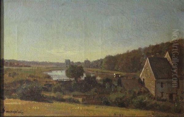 Paysage D'automne Oil Painting by Francois Louis Francais