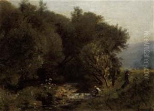 Environ De Plambieres Oil Painting by Francois Louis Francais