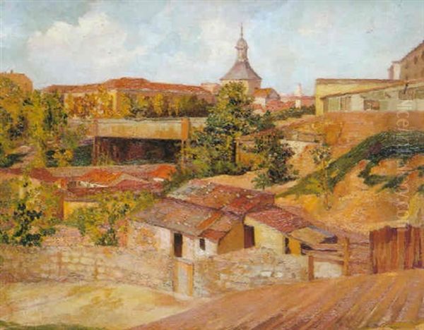 Vista De Madrid Oil Painting by Juan de Dios Frances