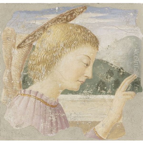 Angel Of The Annunciation Oil Painting by Piero della Francesca