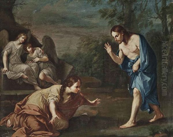 Noli Me Tangere Oil Painting by Marc Antonio Franceschini