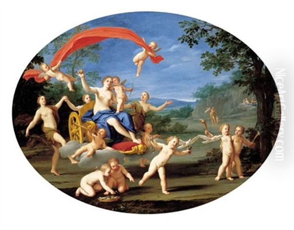 The Triumph Of Venus Oil Painting by Marc Antonio Franceschini