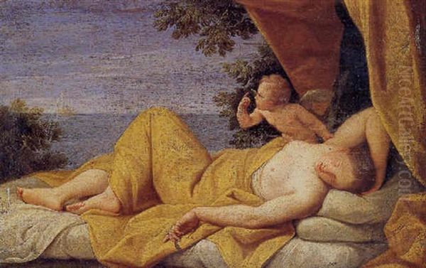 Ariadne In Naxos Oil Painting by Marc Antonio Franceschini