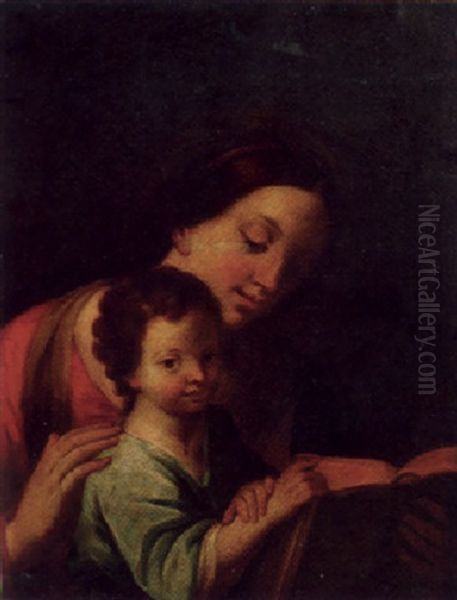 The Infancy Of Christ Oil Painting by Marc Antonio Franceschini