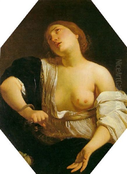 Lucrezia Oil Painting by Marc Antonio Franceschini