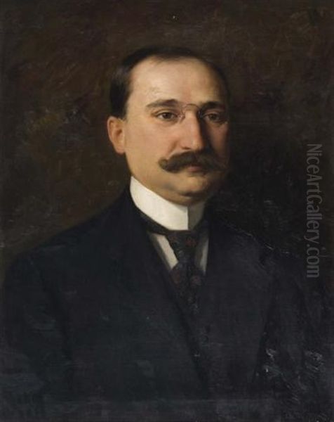 Adelard Gour Oil Painting by Joseph-Charles Franchere