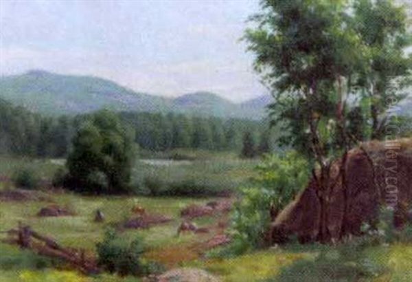 Paysage D'ete Oil Painting by Joseph-Charles Franchere