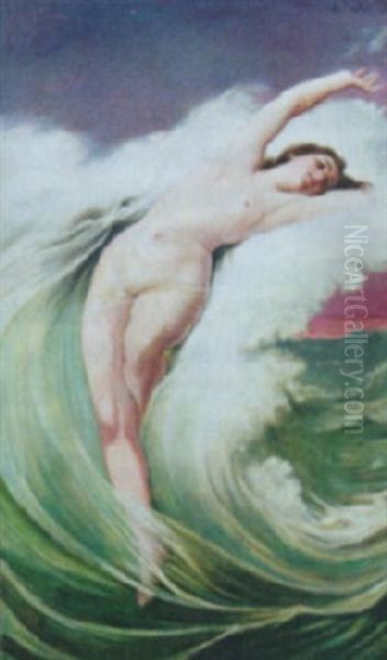 The Birth Of Venus Oil Painting by Alessandro Franchi