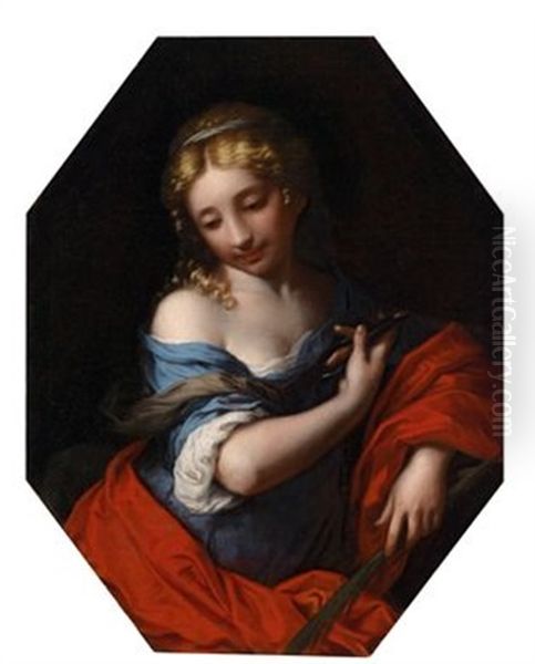 Die Heilige Apollonia Oil Painting by Antonio (Lucchese) Franchi