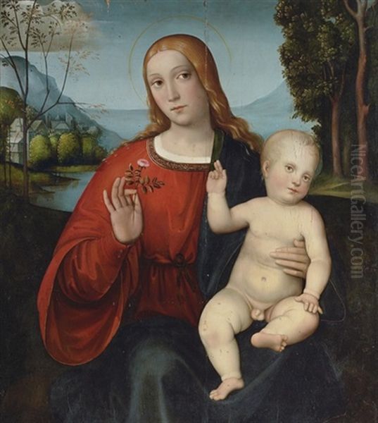 The Madonna And Child Oil Painting by Giacomo Francia