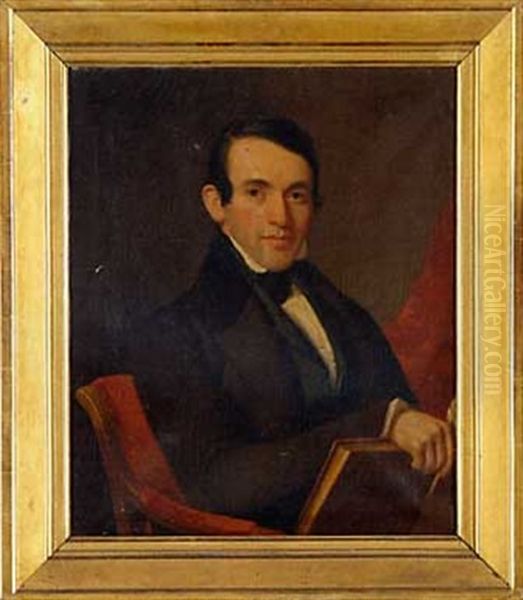 Portrait Of Jno. W. Gosh, Philadelphia Oil Painting by George F. Francis