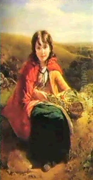 Red Riding Hood Oil Painting by John Deffett Francis