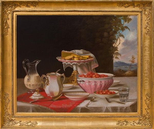 The Dessert Oil Painting by John F. Francis