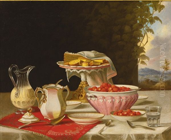 The Dessert Oil Painting by John F. Francis