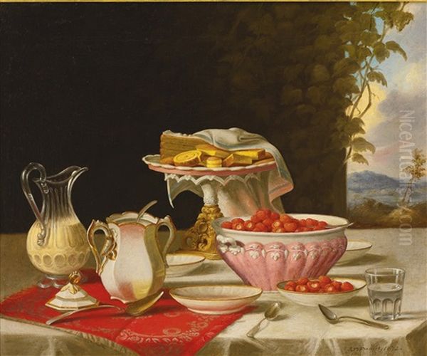 The Dessert Oil Painting by John F. Francis