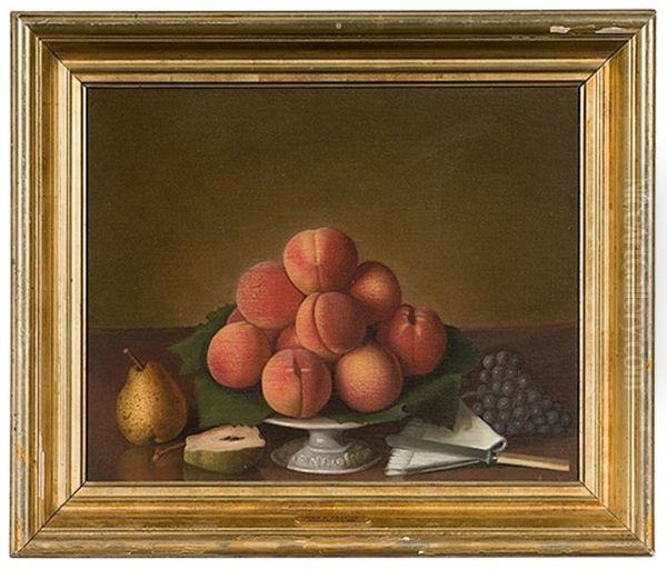 Still Life Of Fruit Oil Painting by John F. Francis