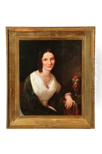 Portrait Of A Woman Oil Painting by John F. Francis