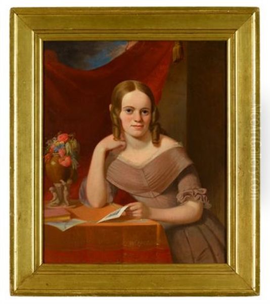 Portrait Of Juliett H.l. Campbell by John F. Francis