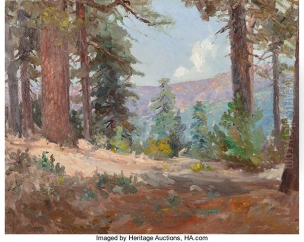 Through The Pines Oil Painting by John Bond Francisco