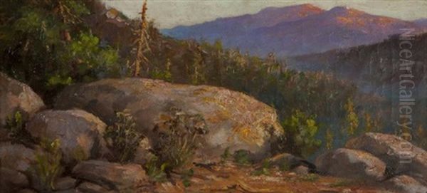 Mountain Landscape Oil Painting by John Bond Francisco