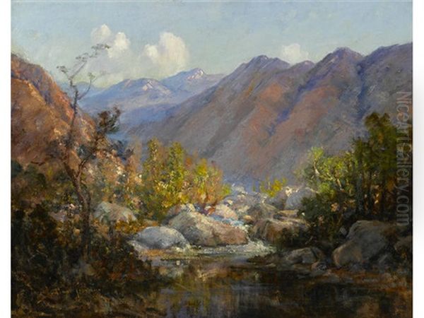 Creek Scene, Matilija Hot Springs Oil Painting by John Bond Francisco